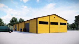 Hala 630m2|15m x 42m|PA-12