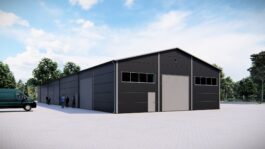 Hala 810m2|15m x 54m|PA-18